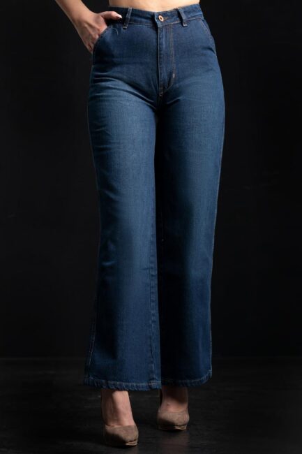 Jeans culotte high waist