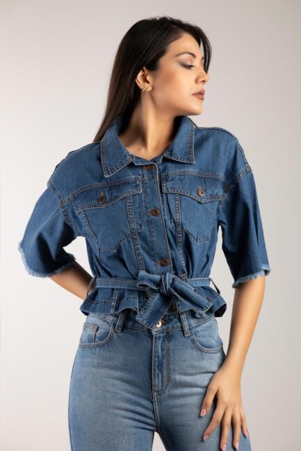 pockets jeans jacket