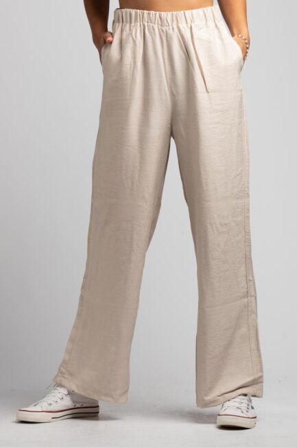 linen flowy pant