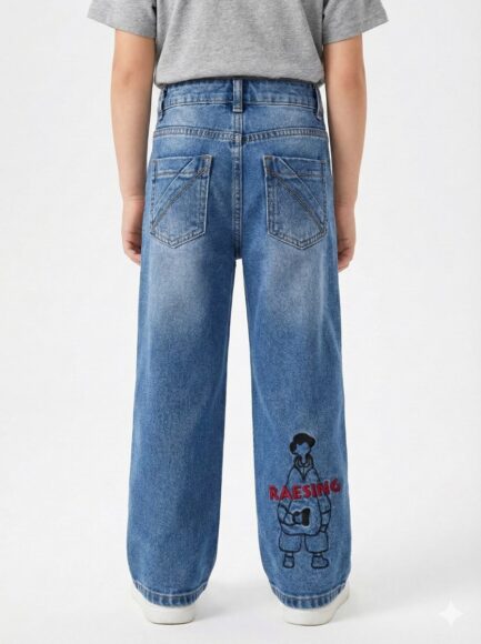 Jeans Pant With Embroidery