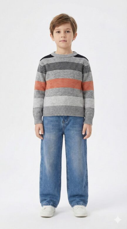 Knitted Sweater Jacquard