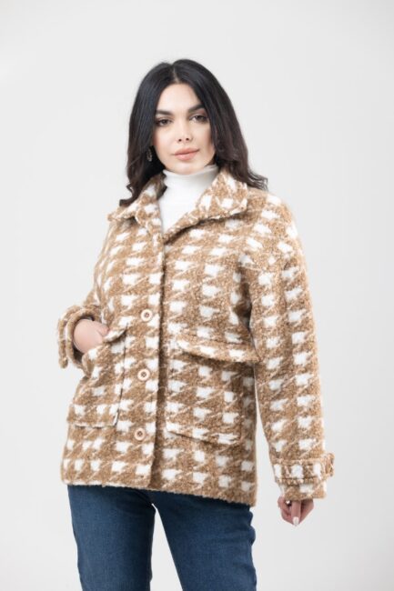 Jacquared Tweed Short Jacket