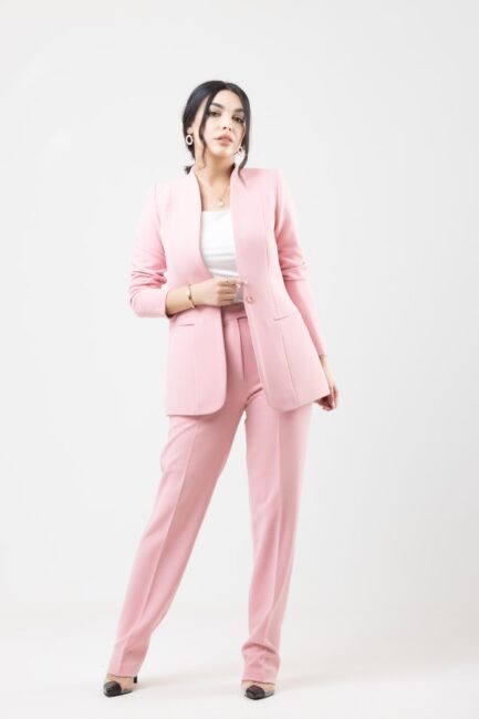 Slim Straight Suit Pant